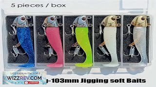 5pcs 24g 105mm Artificial soft Bait Lumious Glow Mackerel Sea Bullet Bass Snapper Fishing Review screenshot 5