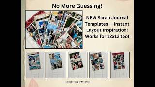 Scrap Journal Templates Made SIMPLE!