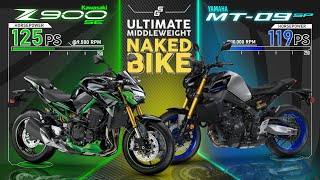 2022 Kawasaki Z900 SE vs Yamaha MT-09 SP┃Ultimate Middleweight Naked Bike Spec Comparison