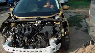 Redneck Frame Machine, Repairing Salvage Auction Ford Escape