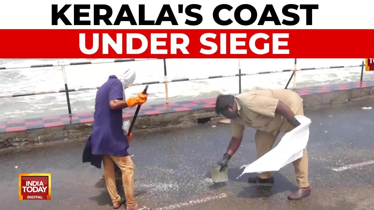 Kerala Launches Clean-up Drive as Plastic Pellets Wash Ashore After Cargo Ship Disaster