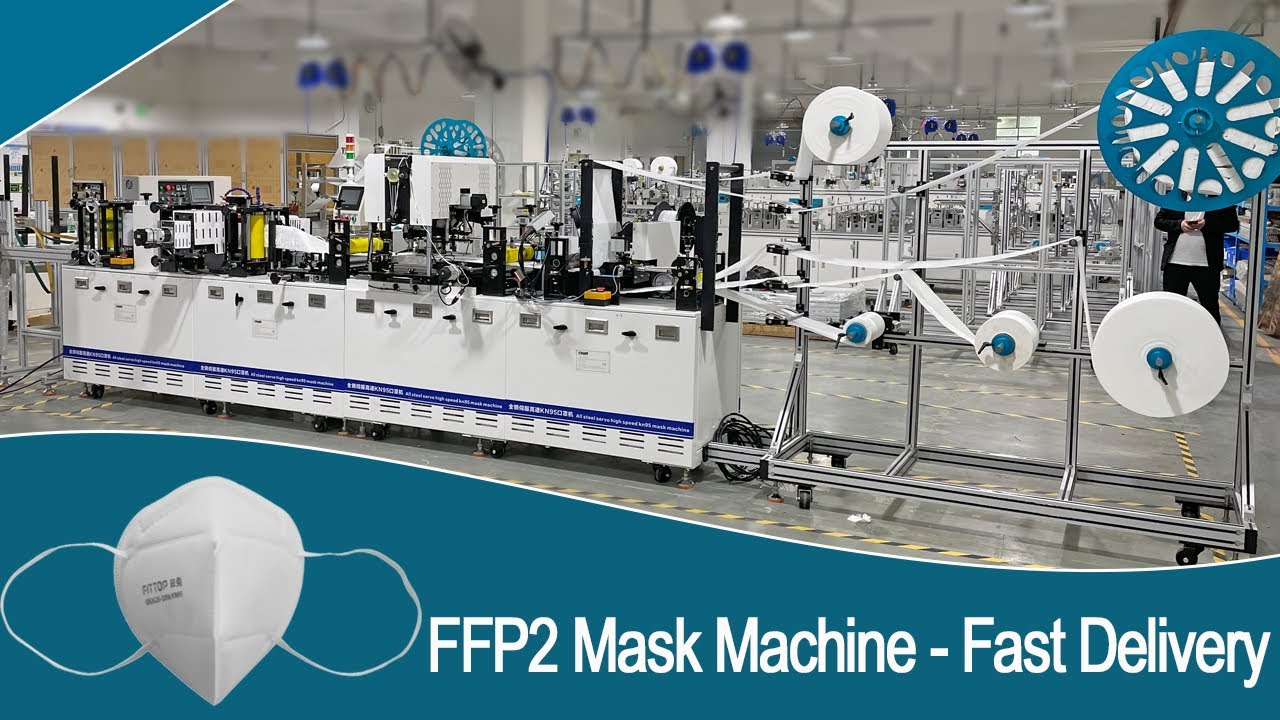 FFP2 Mask Machine & Packaging Machine (Fast Delivery) 120pcs/min