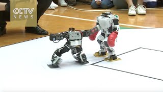 Contestants from 1,261 universities participate in robot competition