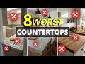 8 Kitchen Countertops You Should Avoid at All Costs