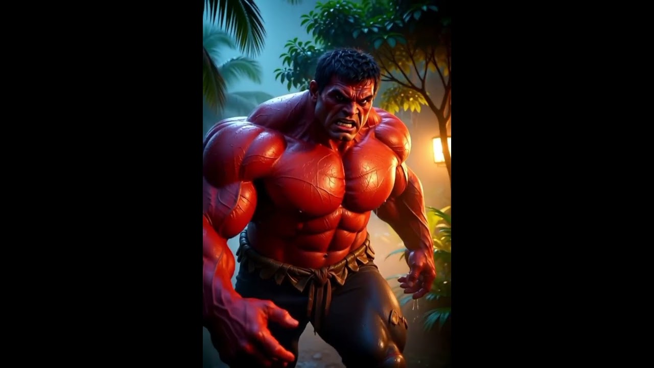 Red Hulk Angaraa | Maa ke liye bana tabahi ka toofan | Emotional Desi Action Story🔥💯