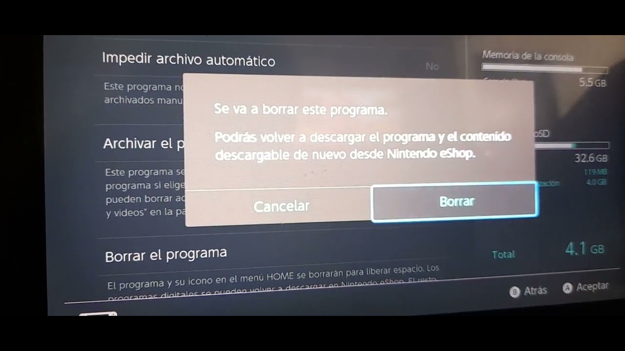 como borrar un juego - YouTube
