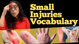 English Vocabulary Words For Small Injuries 🤕 | English Speaking Practice With Ananya #shorts