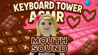 Keyboard Tower: Candy & Chocolate ASMR (Mouth Sounds) ROBLOX screenshot 4