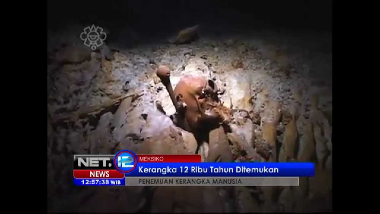 NET12 - Penemuan Kerangka Manusia Berusia Ribuan Tahun di Perairan Meksiko