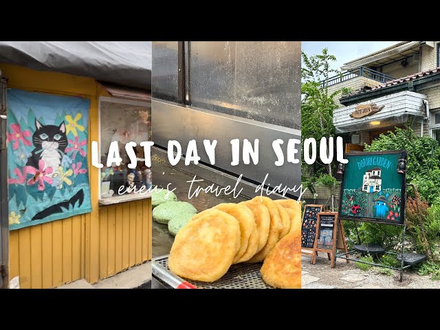 Eueu’s Vlog - Last Day in Seoul, Blue Bottle, Bonjuk Porridge, Dotori Garden, Korea Shopping Haul class=
