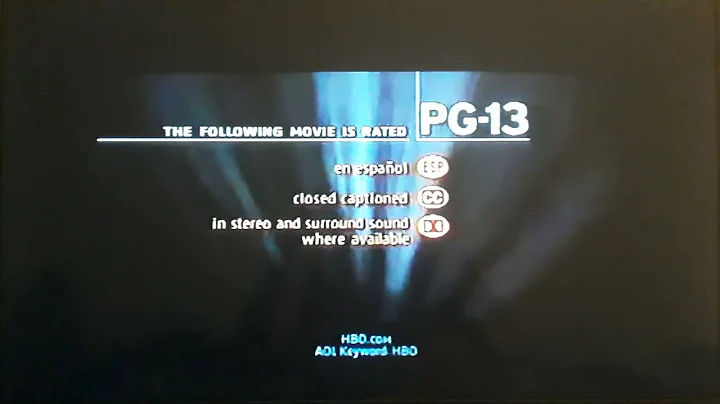 Opening To The Glass House (2001) on HBO Movie Premiere (December 28, 2002)