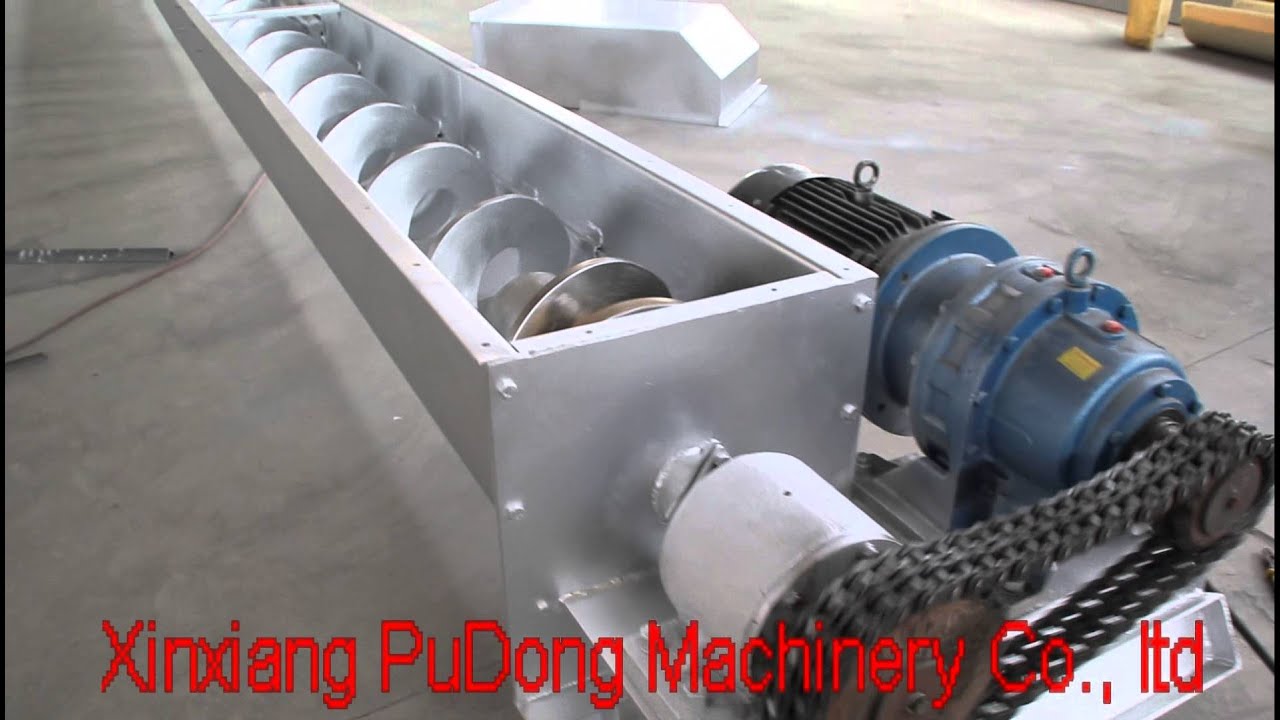 Shaftless screw conveyor from Angela   pudong machinery co , ltd