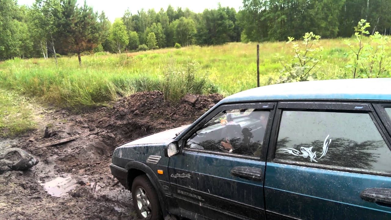 Ваз в грязи