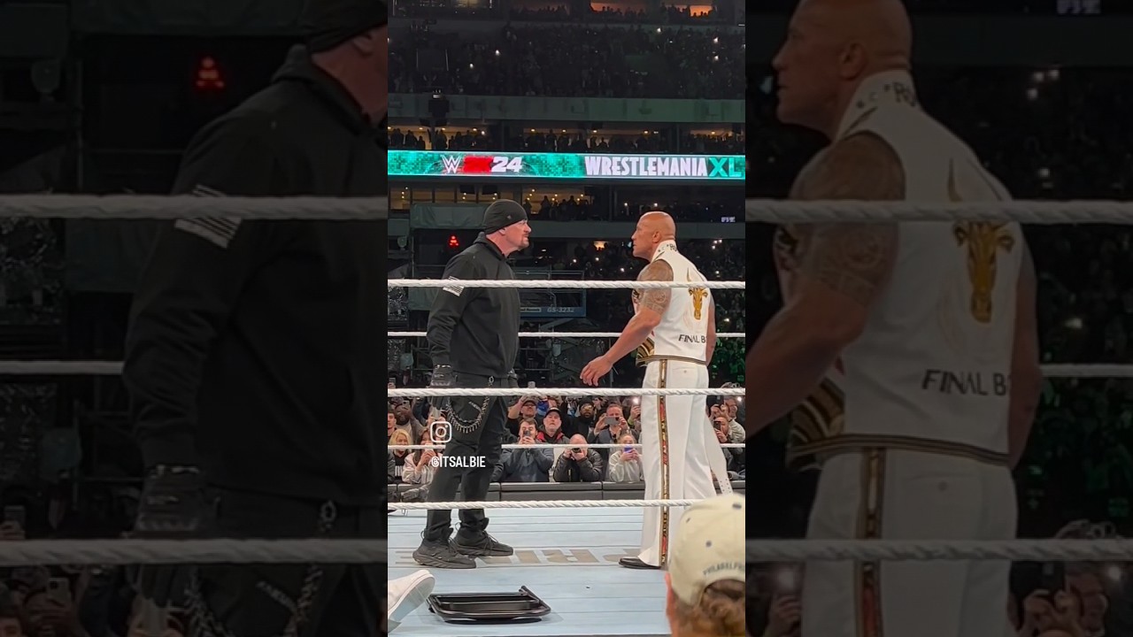 Undertaker vs  The Rock At WrestleMania 40