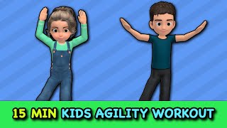 sharpen motor skills 15 min kids agility workout at home