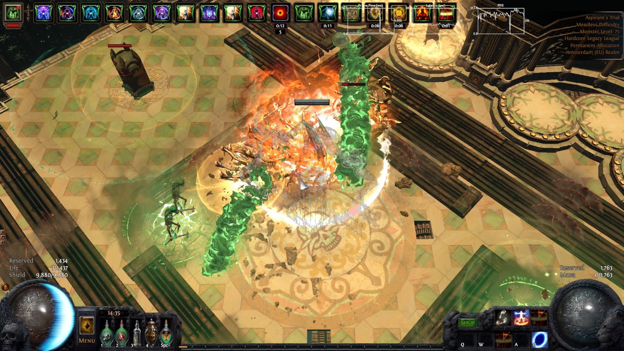 Poe / 2.6 / LL RF Guardian / Uber lab (just last fight + loot) / Part 2