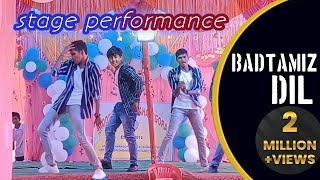 Badtameez Dil | Jine Ke He Chaar Din 🔥❤️ Dance Performance | Model School Baharagora