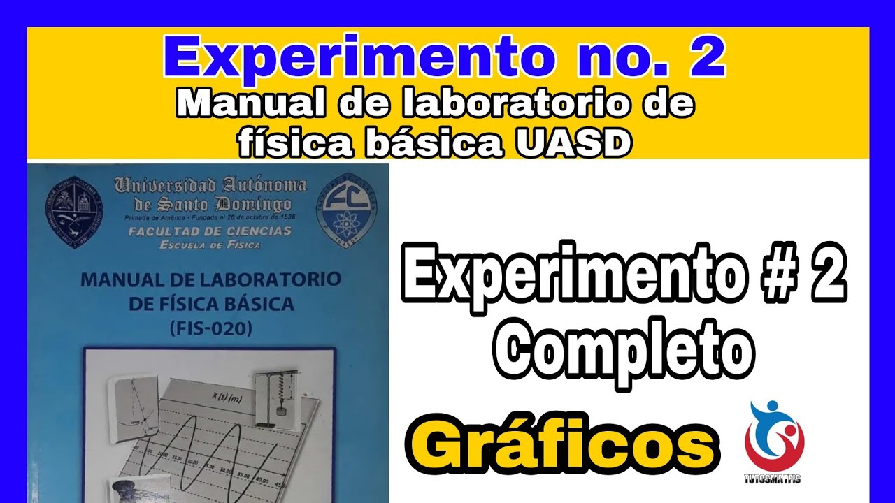 Experimento no. 2 Construcción de gráficos Manual de laboratorio de