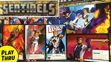 First Play showing How to Play SENTINELS OF THE MULTIVERSE Definitive Edition