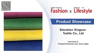 21W 98% Cotton 2% Spandex Stretch Corduroy Fabric Product Showcase
