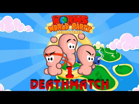 Worms World Party Remastered (Deathmatch - Часть 1) [RUS] 1080p/60