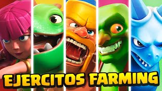 Los CINCO MEJORES EJERCITOS para hacer farming de recursos  Clash of Clans