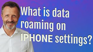 ما هو تجوال البيانات على إعدادات iPhone؟