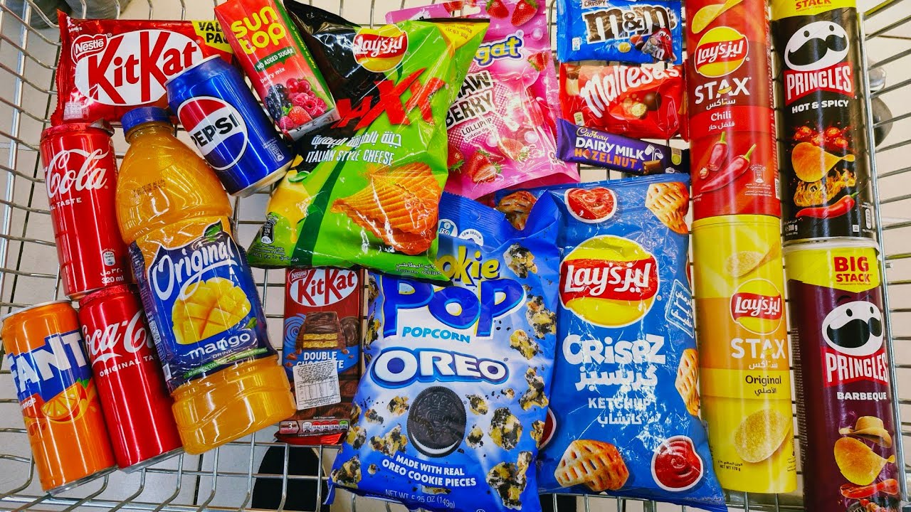 BOUGHT ALL KINDS OF Candy and Sweets Mega🥳❤️ Mega Shopping! PRINGLES, M&M's, Lay's, KitKat, CocaCola