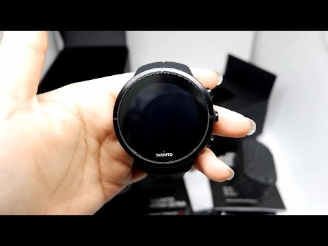 SUUNTO SPARTAN ULTRA ALL BLACK TITANIUM HR ORIGINAL UNBOXING