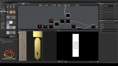 Complex Door Prop Trimsheet Created in Substance Designer, Node and Chill with Matt Dirks