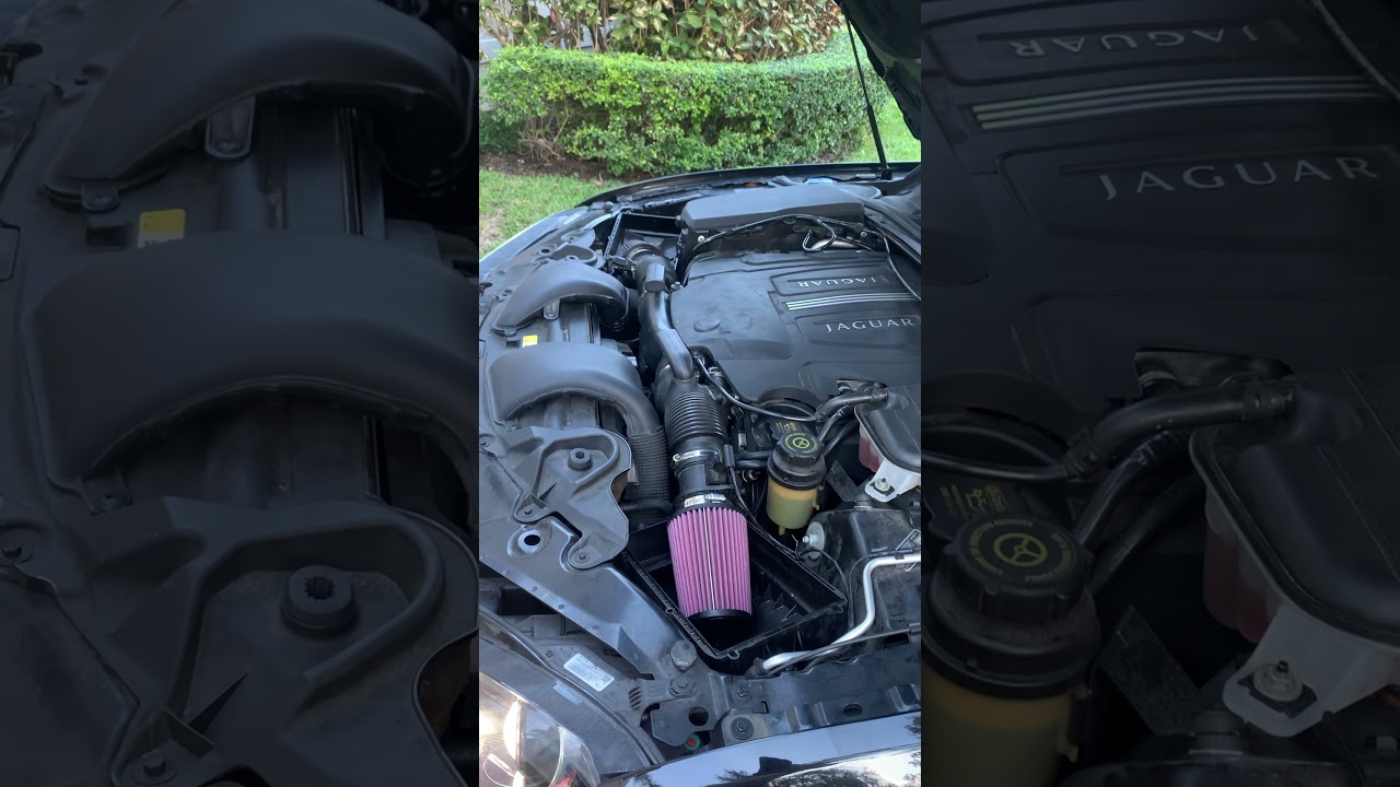 Jaguar v6 engine supercharged whine. 