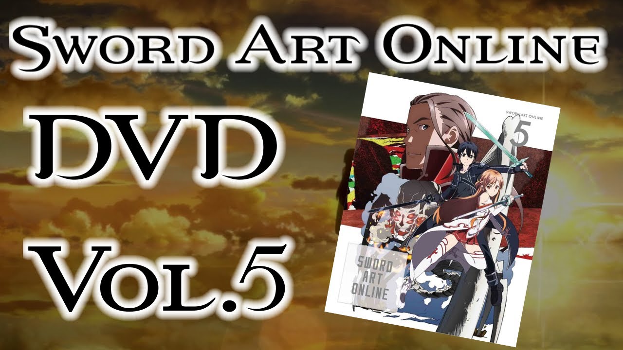 Sword Art Online Limited Edition DVD Vol.5 w/CD Anime Unboxing