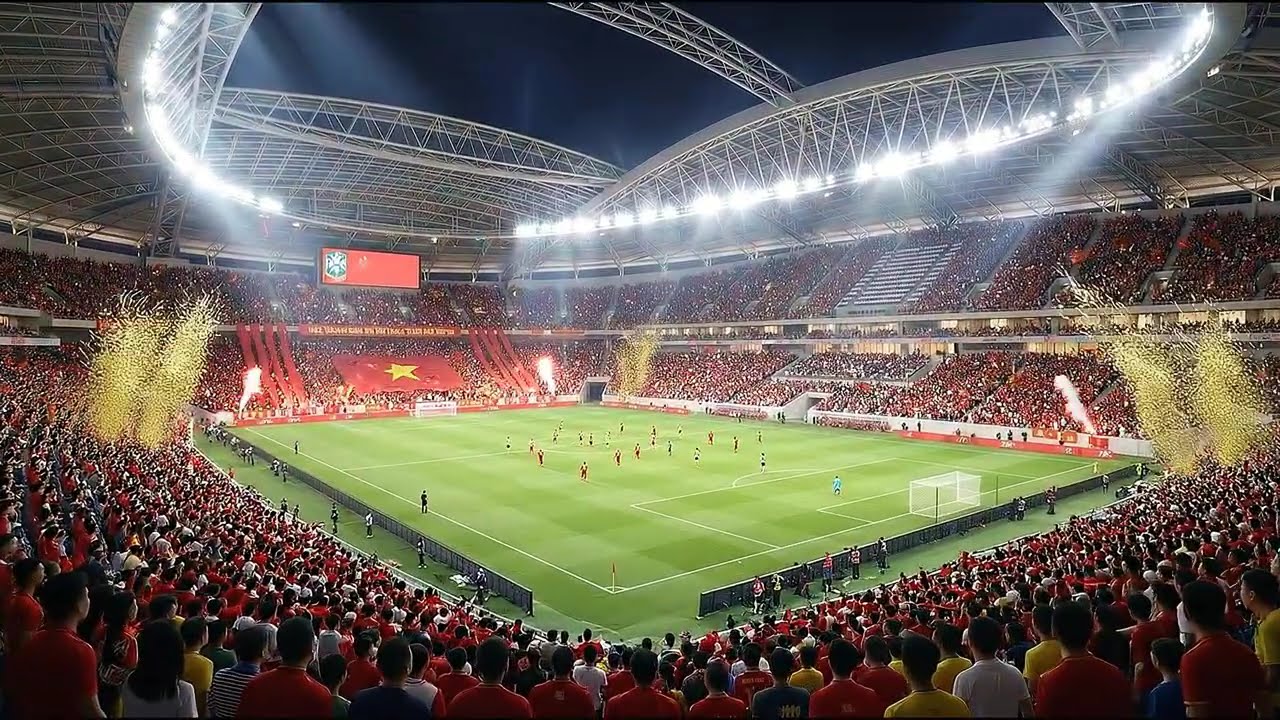 Sân vận động PVF-CAND xây rất nhanh  l  Stadium Construction Timelapse