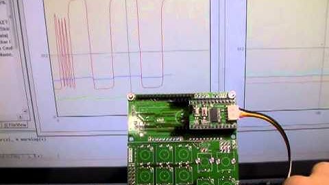 MSP430G2553 Cap Touch Test - Graph Display