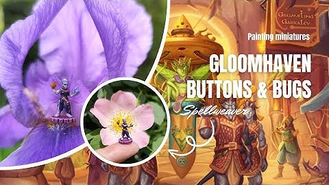 Spellweaver painted, my long time love from both Gloomhaven and Buttons & Bugs @cephalofairgames