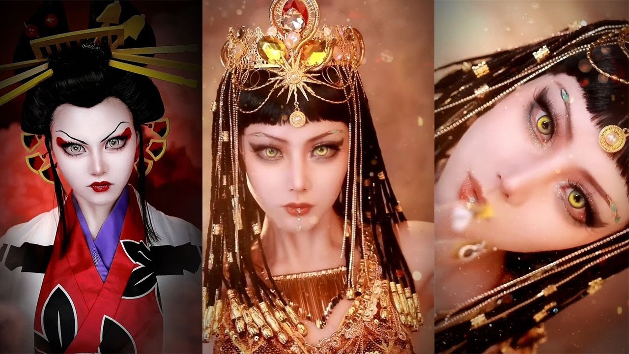 反派挑戰無論如何都要出的這位角色李成,來挑戰這位京城第壹美人#makeup #makeuptutorial #挑战100个反派角色 #cosplay #仿妆 #仿妆不仿人