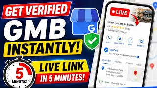 Get Verified GMB Instantly | Live Google Business Profile in 5 Minutes