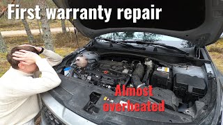 First warranty repair on a 2022 KIA Sprtage 1.6gdi