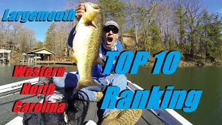 Best Largemouth Lakes in Western NC