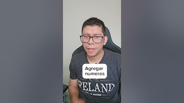 Rellenar números en excel #exceltips #tecnologia #tips #ordenador #android #windows #movil #apps