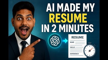 Create a Resume with AI in Just 2 Minutes (Step-by-Step Guide)