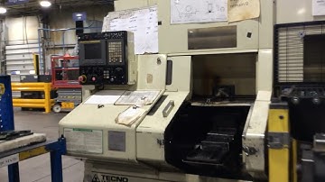 Wasino G07 Gang Tool CNC Lathe w/ S-Robo1 Gantry Load/Unload w/ Work Stocker, New: 2005