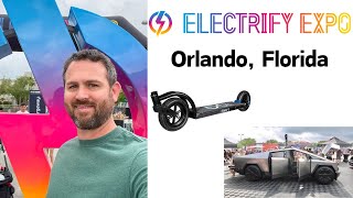 The Electrify Expo At Orange County Convention Center in Orlando, Florida - EV Showcase