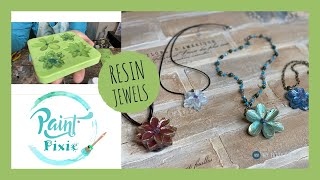 Pixie Moulds: How to make jewelry with resin and Paint Pixie Moulds