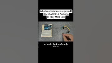 What materials are required? DIY SAA1099 & Arduino to play MIDI files #arduino #arduinoproject