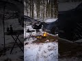 冬の雪が降る中でのひととき。#asmr #camping #ブラックキャンプ #japanese