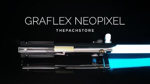 Ultimate Works Graflex custom saber - Most affordable Neopixel fully installed package!
