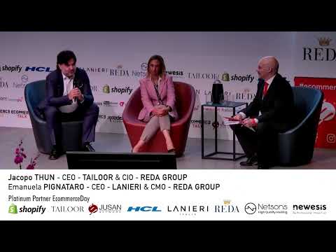 Jacopo Thun- CEO Tailoor ed Emanuela Pignataro- CEO Lanieri- EcommerceDay - Digitale e Sostenibilita
