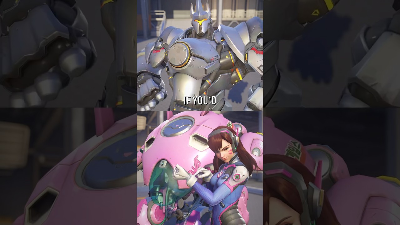 Reinhardt and Dva interaction - Overwatch 1 interaction