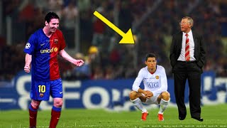 The Day Lionel Messi Taught Football to Cristiano Ronaldo and Sir Alex Ferguson